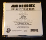 Jimi Hendrix - LIVE: His Greatest Hits - back